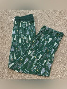 Little Sleepies Size XL Twinkling Trees Pajama Pants Straight Leg